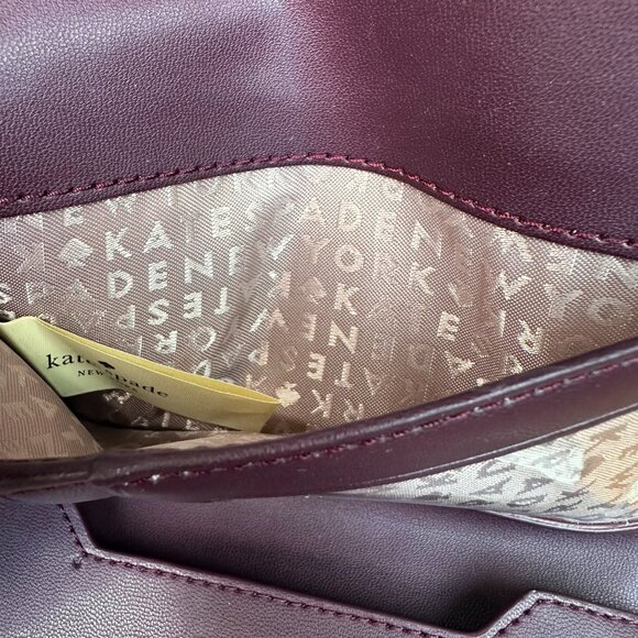 Kate Spade Laurel Way Glitter iPhone Wristlet Deep Plum NWOT - Picture 13 of 15